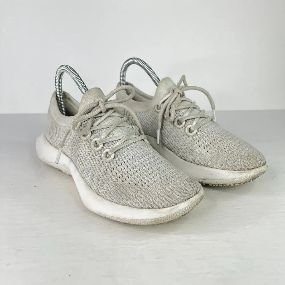 Allbirds TD2 Tree Dasher 2 Mesh Knit Shoe Sneakers Light Gray Womens 6